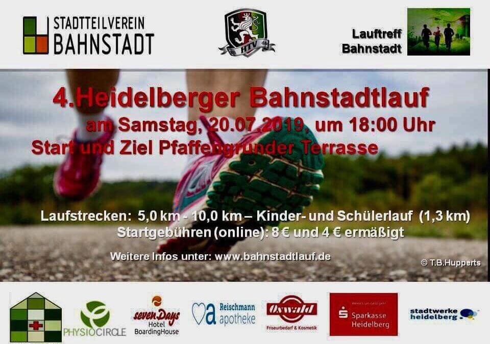 4. Bahnstadt-Lauf: 20.7.2019