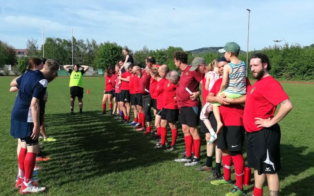 Rugby Freizeitmannschaft gewinnt gegen den HRK