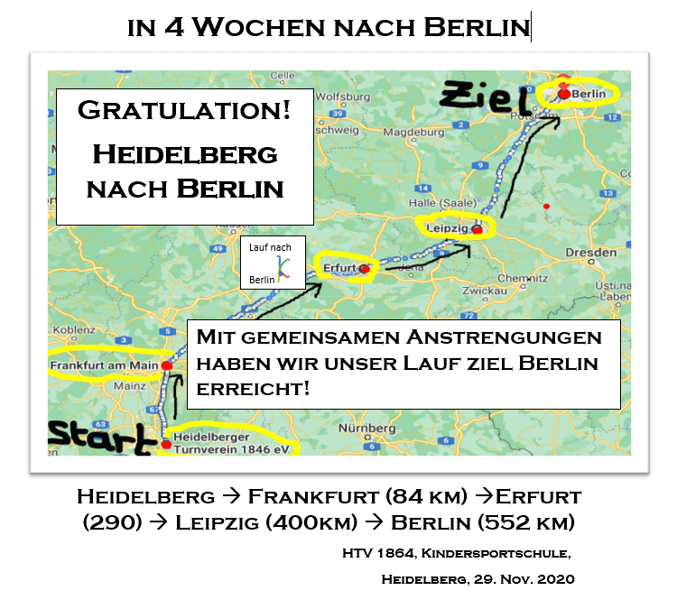 Wir sind da! Gemeinsam bis nach Berlin gelaufen