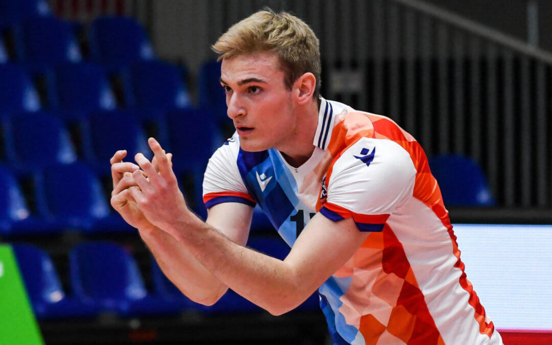 Volleyballer Linus Hüger feiert sein Debüt in der 1. Bundesliga