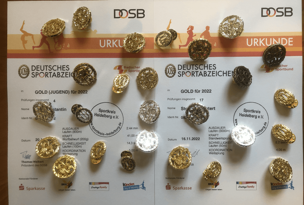 Der Lohn für die Anstrengungen …