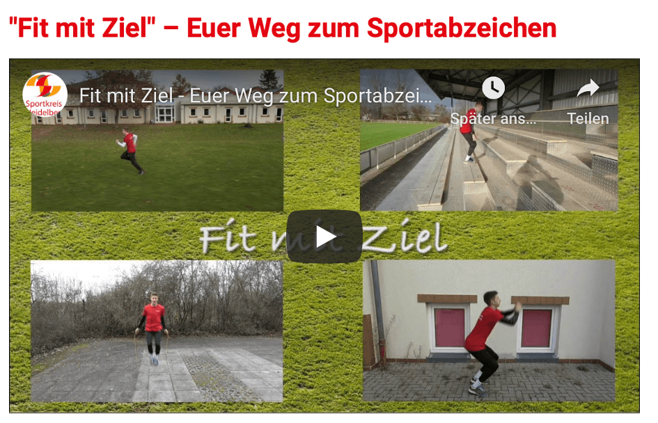 Fit zum Sportabzeichen