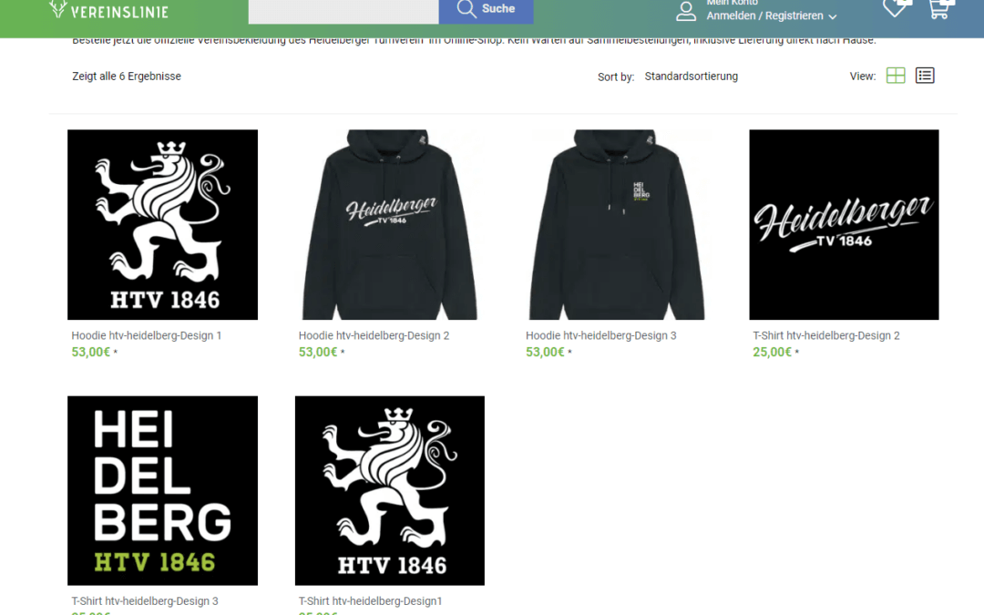 Der neue HTV-Shop ist online
